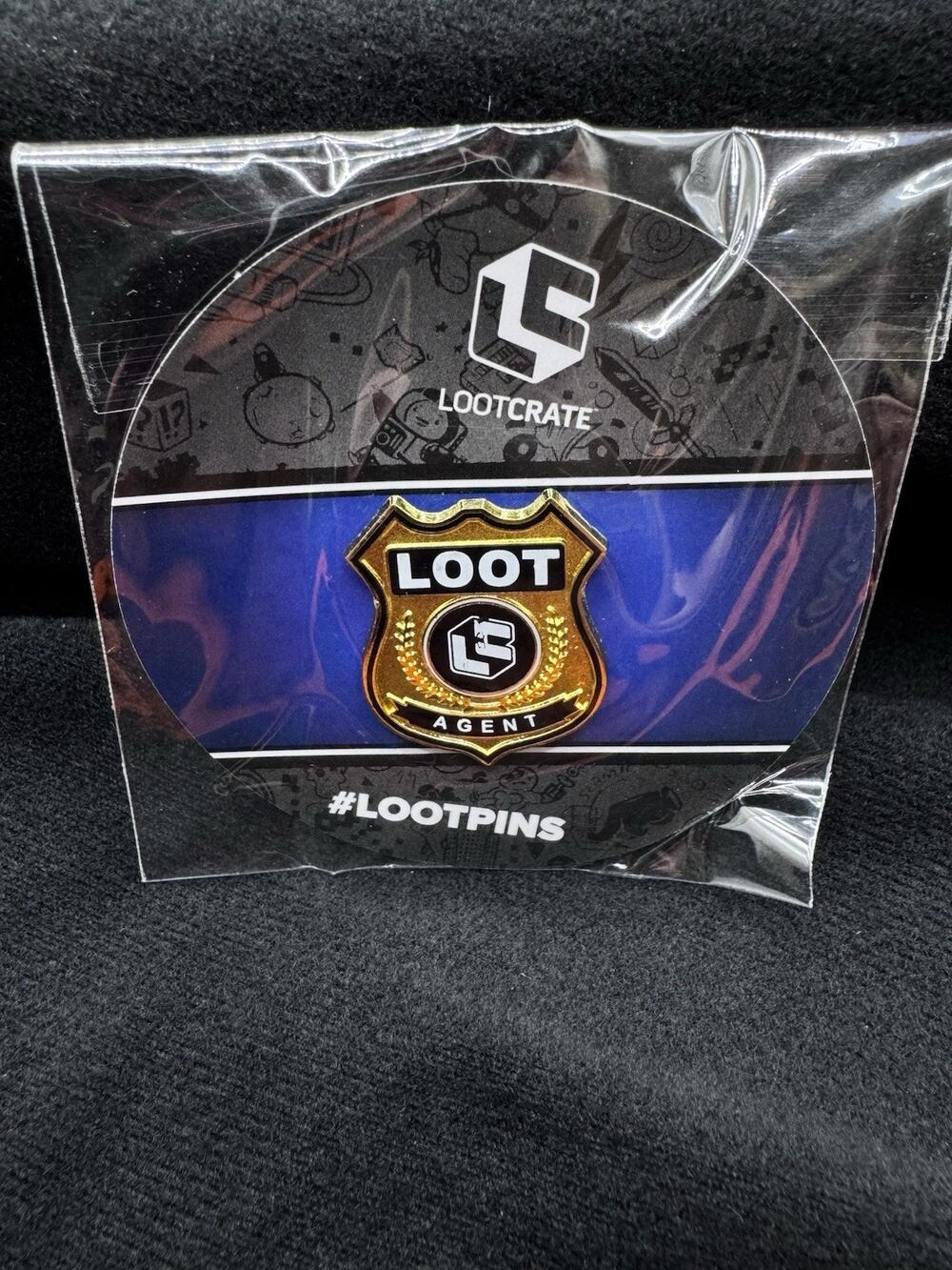 Comics Loot Agent Badge Collectible Pin Badge Enamel Loot Crate PinBack New